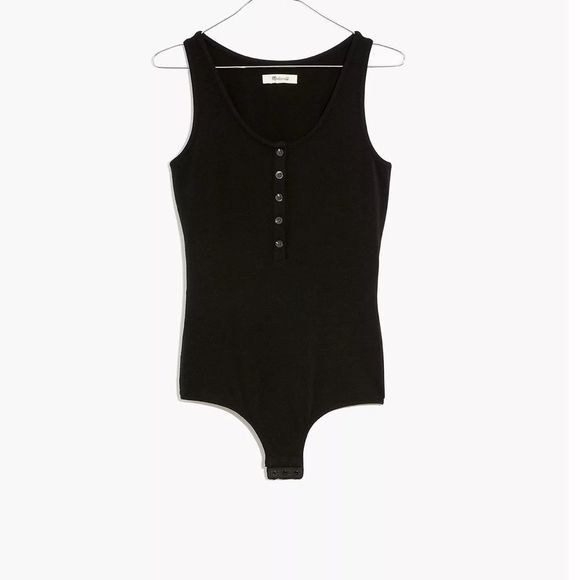 Madewell Tops - NWT! Madewell Indie Henley Thong Bodysuit!